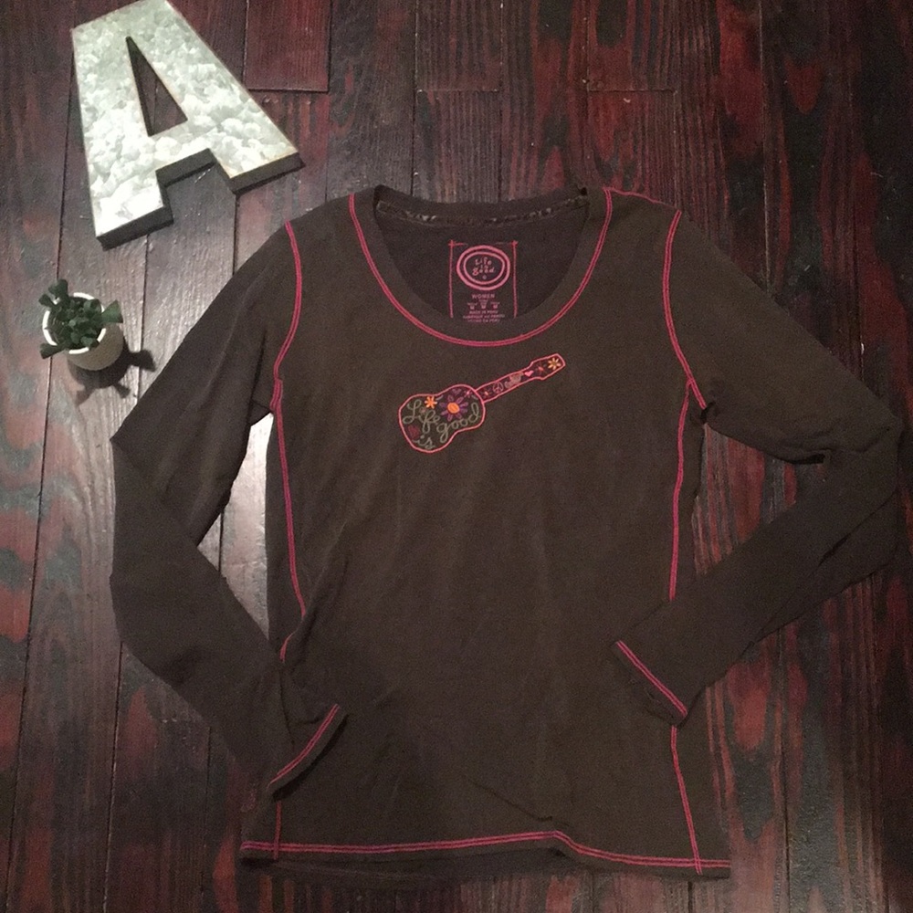 Life is good long sleeve shirt